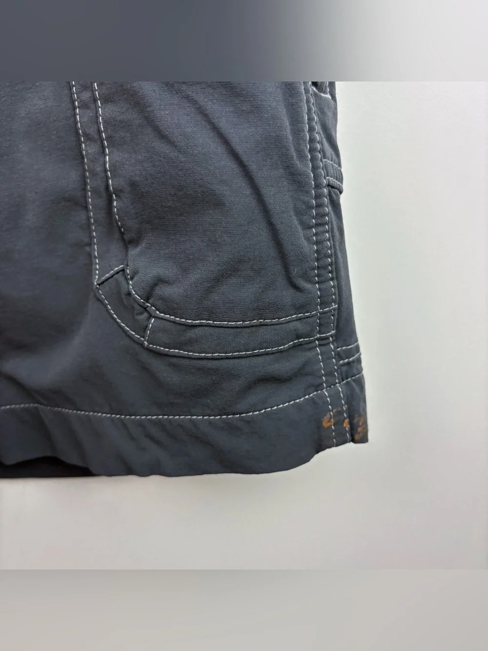Kuhl Renegade Hiking Shorts Dark Gray Lightweight Breathable Outdoor Nylon 34